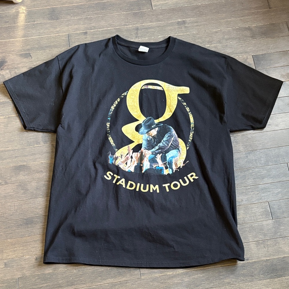 Hanes Black Garth Brooks Stadium Tour T-Shirt Size XL
